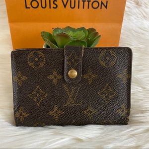 Louis Vuitton Snap Kiss French vintage wallet